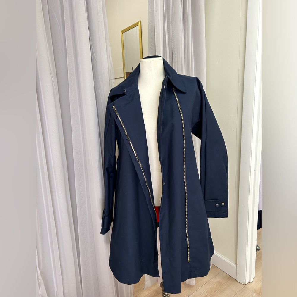 J.Crew Mid Length Rain Jacket